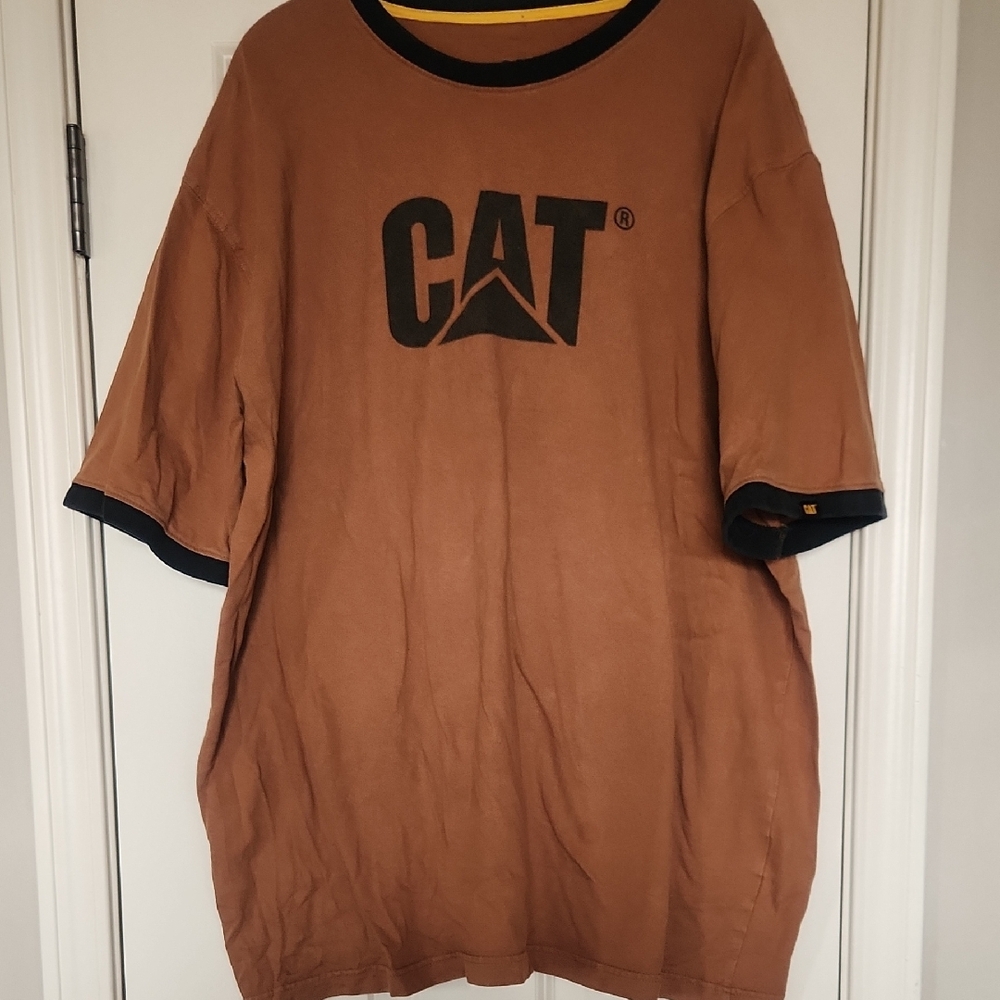 Caterpillar Brown Short Sleeve Tee